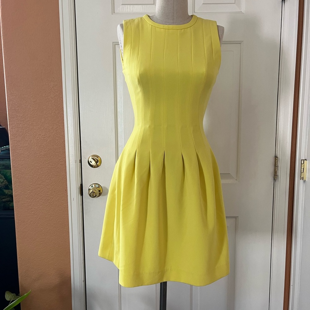 Yellow Sleeveless Dress